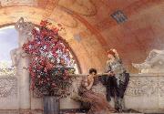 Alma-Tadema, Sir Lawrence Unconscious Rivals, china oil painting artist